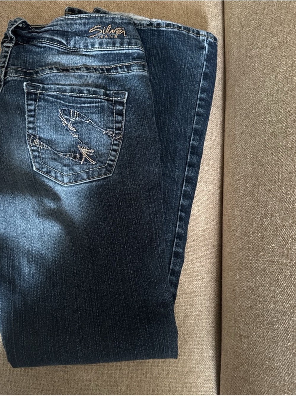 Silver Jeans Dark Indigo Bootcut Jeans W26 L30